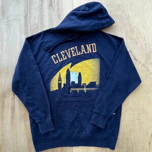 MITCHELL & NESS CLEVELAND CAVS KID CUDI X BR REMIX HOODIE MEN’S sz XL Navy Blue